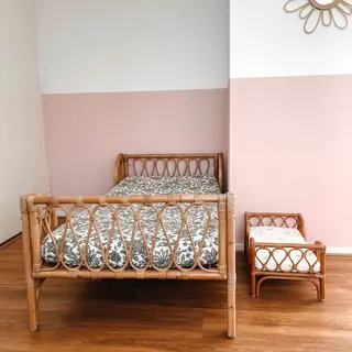 Cokos Sammie Rotan Poppenbed