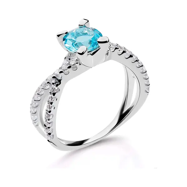 Orphelia Zr-7478/Aq/56 - Ring (sieraad) - Zilver 925 thumbnail