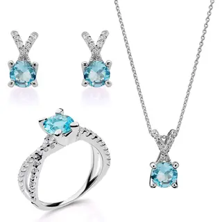 Orphelia Set-7478/Aq/54 - Meerdelige Set (3 Of Meer Artikelen) - Zilver 925