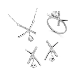 Orphelia Set-7580/W/52 - Meerdelige Set (3 Of Meer Artikelen) - Zilver 925