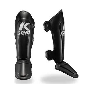 King Pro Boxing Scheenbeschermers Kpb/Sgl 7 Zwart Wit