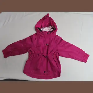 Zomerjas - Jas - Meisjes - Parka - Magenta - 2 Jaar 92