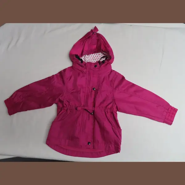 Zomerjas - Jas - Meisjes - Parka - Magenta - 2 Jaar 92 thumbnail