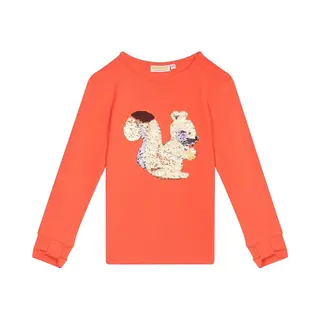 Someone Meisjes T-shirt Ls - Rood