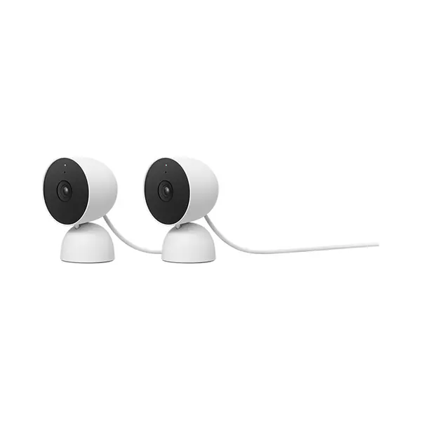 Google Nest Camera - Beveiligingscamera - Wit - FullHD - Bedraad - 2 Stuks thumbnail