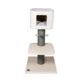 Jack And Vanilla - Krabpalen - Krabpaal Judy - Crème/grijs - 60x60x115cm 42/0118 - 177292