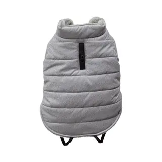 Jack And Vanilla Dogwalk Jas - Regenjas Met Fleece - Kleur, Grijs - Maat Xxl, 50 Cm