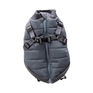 Jack And Vanilla, Waterdichte Hondenjas, Modern En Chique Design, Bescherming Tegen Wind En Regen, Perfecte Pasvorm, Reflecterende Details, L, Grijs,