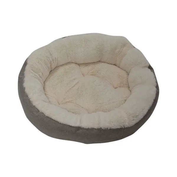 Jack And Vanilla Nimba Ronde Mand - Kleur, Zand - Maat S, 50x50x15 Cm thumbnail