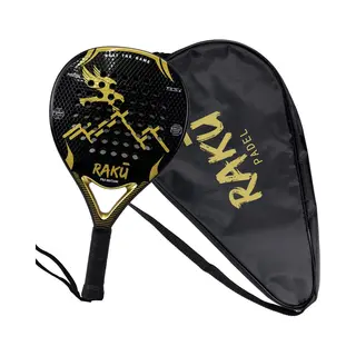 Raku® Eagle Pro Series - Padel Racket - Carbon/Fiber Glass - Inclusief Padelzak