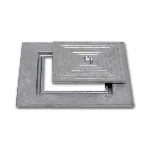 Pierre et Sol Enkelbodem Gegoten Aluminium Inspectiedeksel - 30x30cm thumbnail
