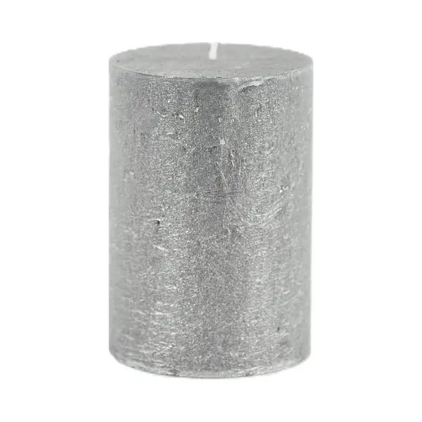 Rasteli Luz Your Senses Stomp Kaars Zwart-Black Silver D 7 Cm H 10 Cm Per 2 Stuks thumbnail