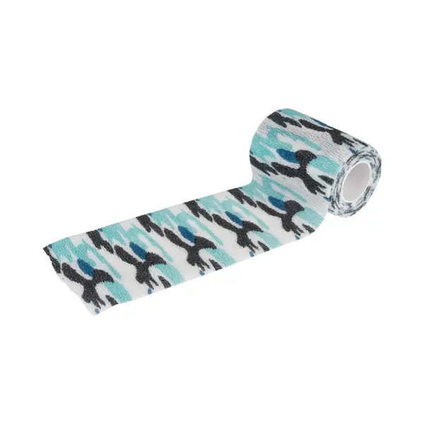 Show Tech Zelfklevende Bandage Blauw Camouflage 4, 5 M X 7, 5 Cm thumbnail