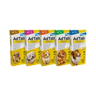 AdTab Hund - 112 Mg - 2, 5-5, 5 Kg - 3 Tabletten