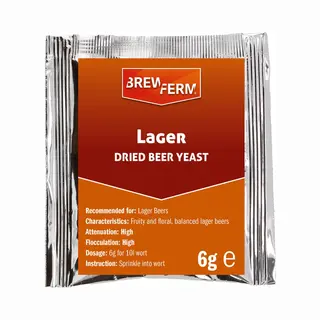 Brewferm Biergist Gedroogd Lager - Neutrale Vergisting - 6 G