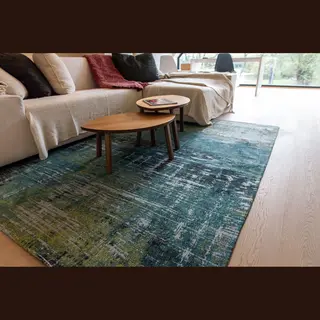 Louis De Poortere Streaks Design – Atlantic Abstract Teppiche – Hergestellt In Belgien – Mechanisches Jacquard-flachgewebe – Handarbeit – Natürliche