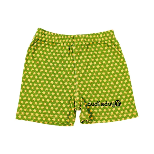 Ducksday - Short - Unisex - Funky Green – 6 Jaar – Katoen/elastaan – Pyamashort thumbnail