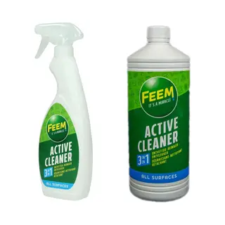 Feem Active Cleaner Ontvetter Voordeelpack, 1x Spuitfles + 1 X Navulling 1.5L