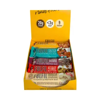 Fulfil Nutrition Eiwitreep Proteine Repen - Mix Box Met 9 Vitaminen - 10 Repen