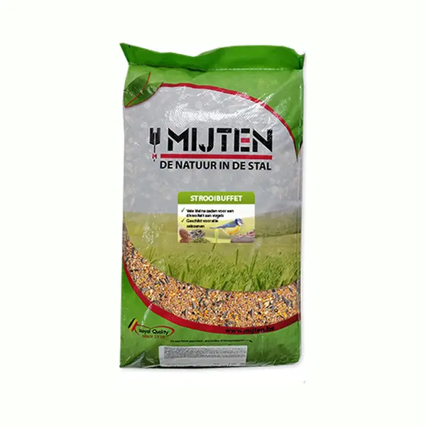 Mijten Vogelvoer - Strooivoer - Zadenmix - 20 Kg thumbnail