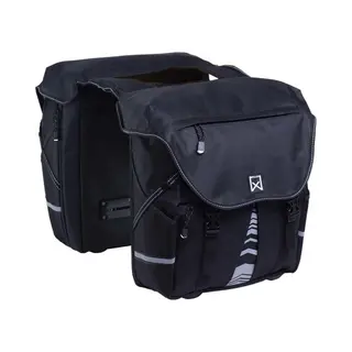 Willex - Dubbele Fietstas S - 1200 - Zwart - 20L