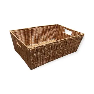 Opbergmand Luiertafel Naturel - Kast Organizer - Voor Badkamer, Kinderkamer En Woonkamer - Groot 18L 45x29x15cm - Studio Lisette SL5810