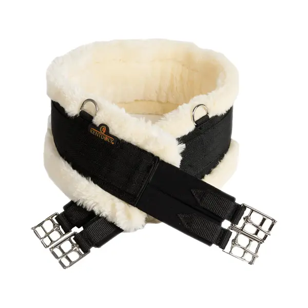 Kentucky Horsewear Sattelgurt Mit Lammfellimitat Elastik thumbnail