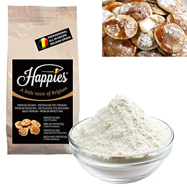 Happies A Little Taste of Belgium Happies Bakmix Voor Lekkere Popertjes, Deegmix, Eenvoudig Bereiden (2, 5) thumbnail