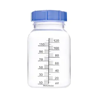 Materni Moedermelkfles - 120 Ml - Met Dop Tbv Borstvoeding - 10 Stuks