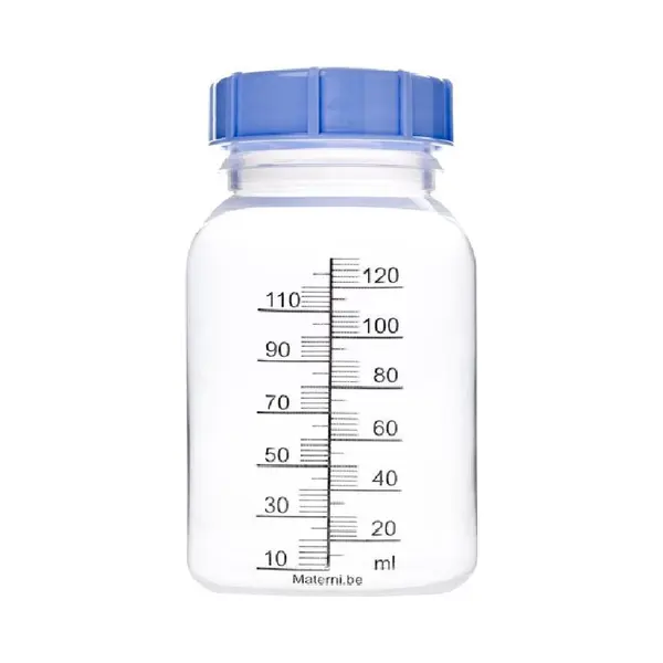 Materni Moedermelkfles - 120 Ml - Met Dop Tbv Borstvoeding - 10 Stuks thumbnail