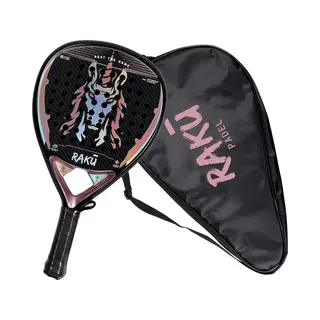 Raku® Unicorn Pro Series - Padel Racket - Padel - Padelrackets - Racket - Paddle - Carbon - Grip - Inclusief Padelzak