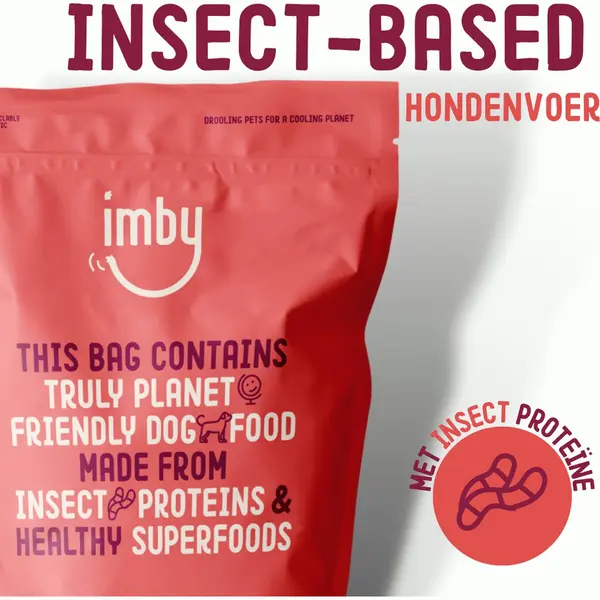 Imby Insect Based Hondenvoer Maxi - 3kg - 100% Natuurlijk Hondenbrokken - Insecteneiwit - Hondenvoeding thumbnail