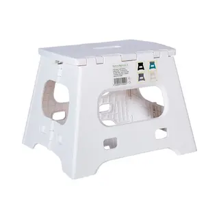 Splendole Opstapje Inklapbaar Caravanopstapje - Opvouwbaar - 120 Kg - 27 Cm Krukje Wit