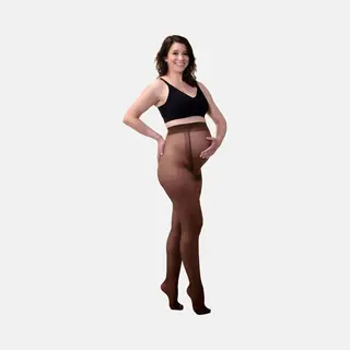 Mamsy Comfortabele Sheer Zwangerschapspanty 20den Bruin Xxl