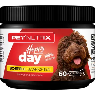 Soepele Gewrichten 60 Hondensnacks Petnutrix - 100% Natuurlijk - Voor Honden Met Gewrichtsproblemen - Gezonde & Soepele Gewrichten En Heupen -( Bevat