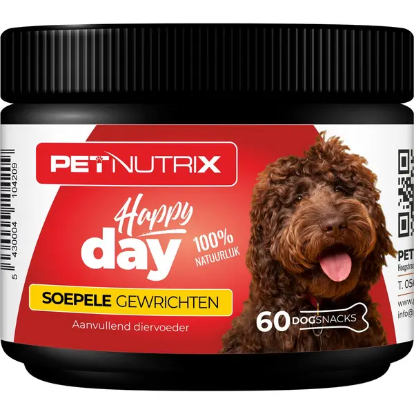 Soepele Gewrichten 60 Hondensnacks Petnutrix - 100% Natuurlijk - Voor Honden Met Gewrichtsproblemen - Gezonde & Soepele Gewrichten En Heupen -( Bevat thumbnail