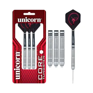Unicorn Steel Tip Darts Set | Core Tungsten Barrels| Style 2| 20 G
