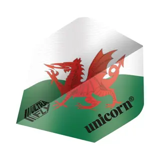 Unicorn Ultrafly Wales Flag Plus - Dart Flights