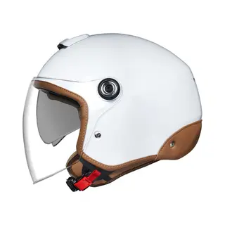 Nexx Y.10 Sunny Wit Bruin Jethelm - Maat M - Helm