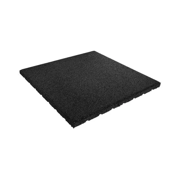 Ivol Rubber Tegels 25 Mm - 1 M² (4 Tegels Van 50 X 50 Cm) - Zwart thumbnail