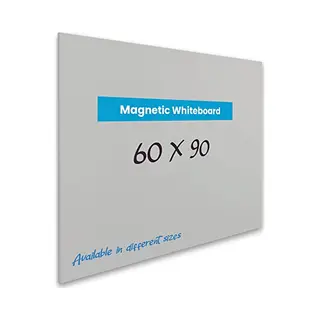 Vivol Whiteboard, Magnetisch, Rahmenlos | Magnettafel Ohne Stifteablage | Filztafel Wand Magnetisch | 8 Größen Magnetisch Abwischbar (60 X 90, Grau)