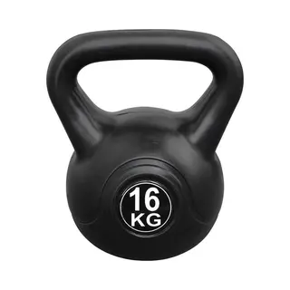 Ivol Kettlebell 16 Kg Voor Binnen En Buiten Kunststof Zwart