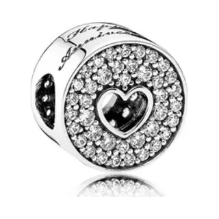Pandora Happy Anniversary Clear Crystal Charm