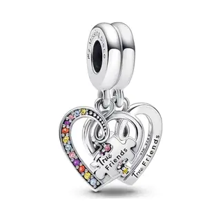 Pandora Charm Puzzle 792239C01*, Freunde, Herzen, Puzzleteile