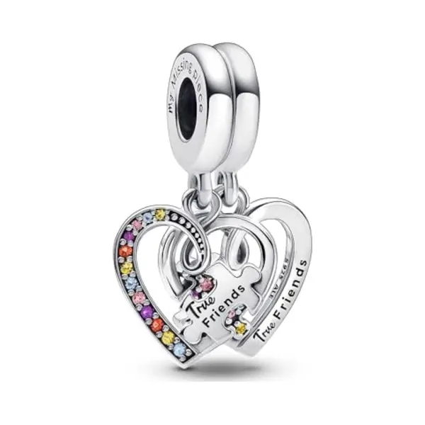 Pandora Charm Puzzle 792239C01*, Freunde, Herzen, Puzzleteile thumbnail