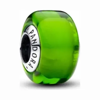Pandora Green Mini Murano Glass Charm