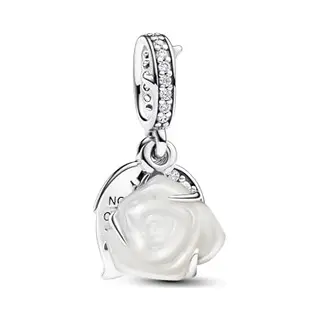Pandora Moments Sterling Silver Charm With Green Blue Lab-created Opal