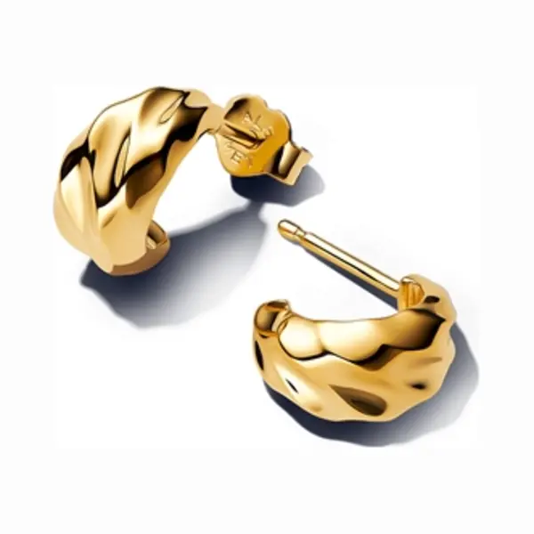 Pandora Ohrringe Wavy Open Hoop Earrings 263873C00 thumbnail