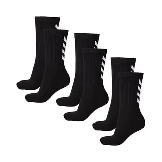 hummel 022140-2001-8 Socke Unisex Klassische Socken Schwarz 3 Paar(e)