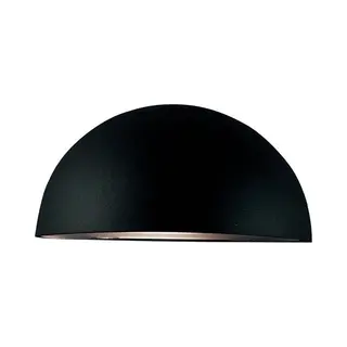 Nordlux Wandleuchte Bergen, Halbrund, Schwarz